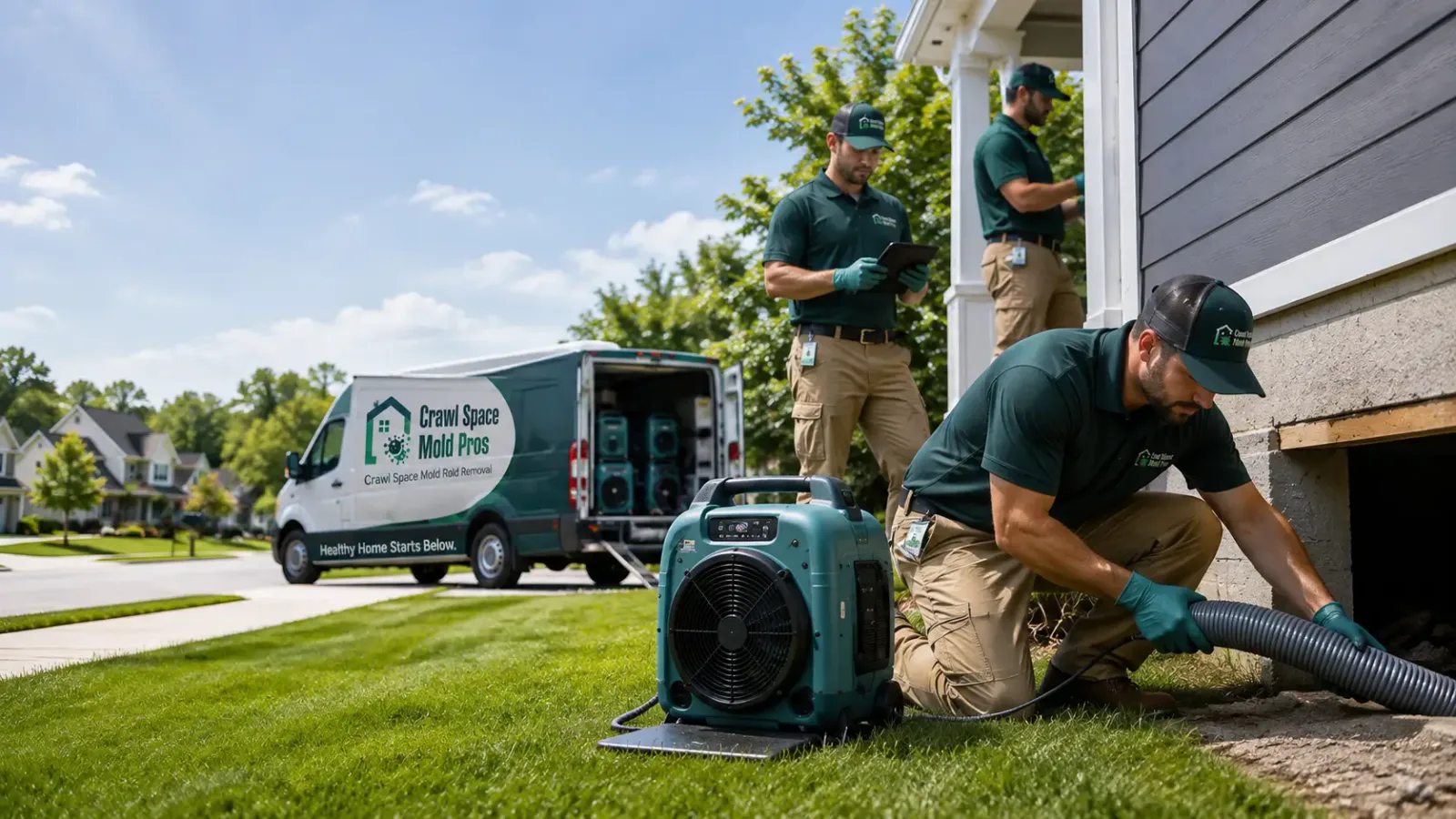 Crawl Space Mold Removal in Lewiston, MI